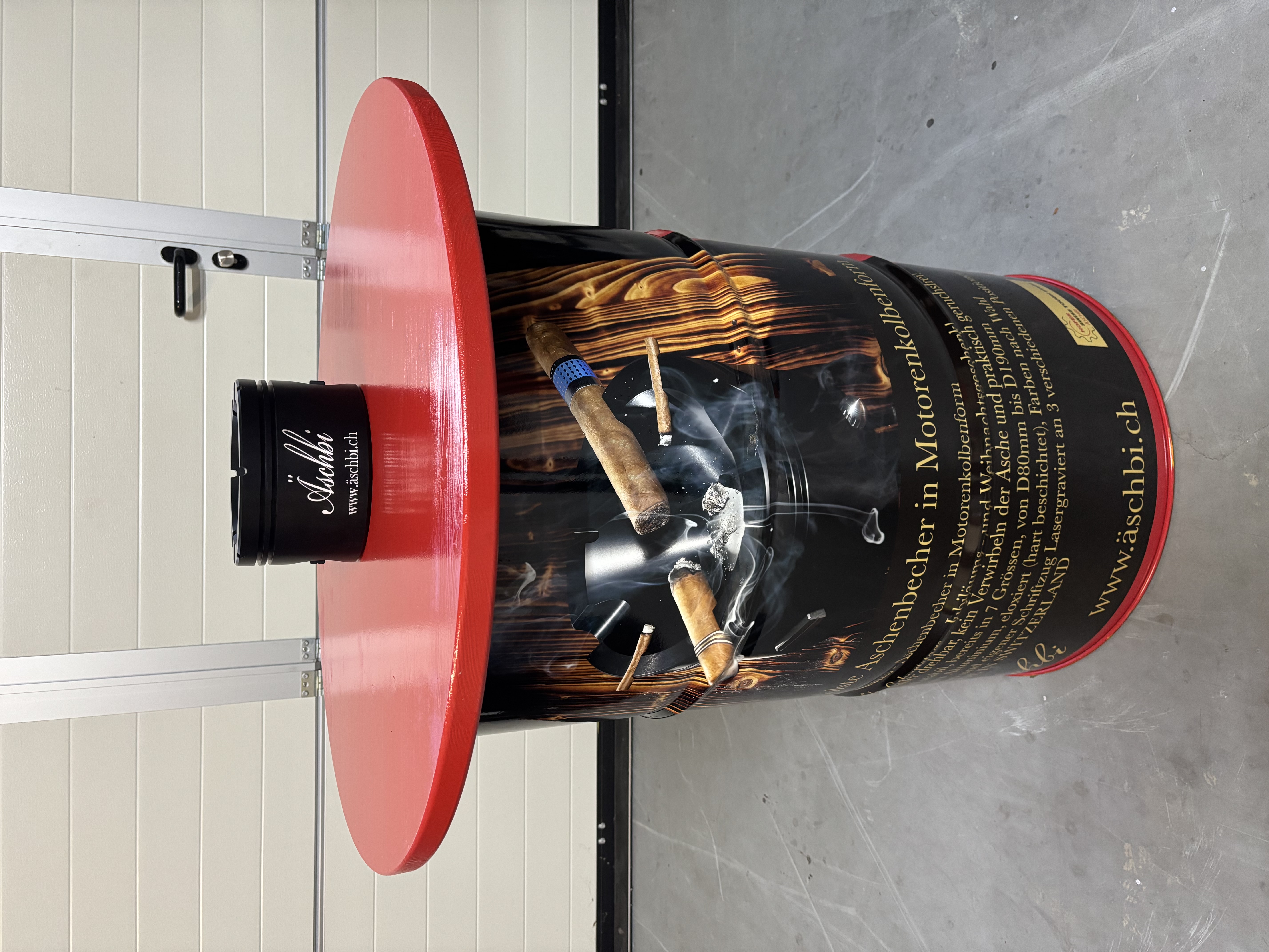 Ashtray D190 Set with Large Bar Table Top